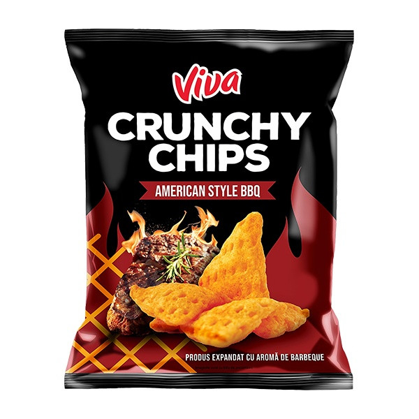 Viva Crunchy Chips American Style BBQ 20x100g