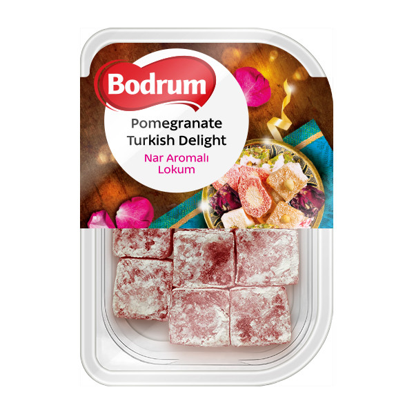 Bodrum Pomegranate Turkish Delight 6x200g