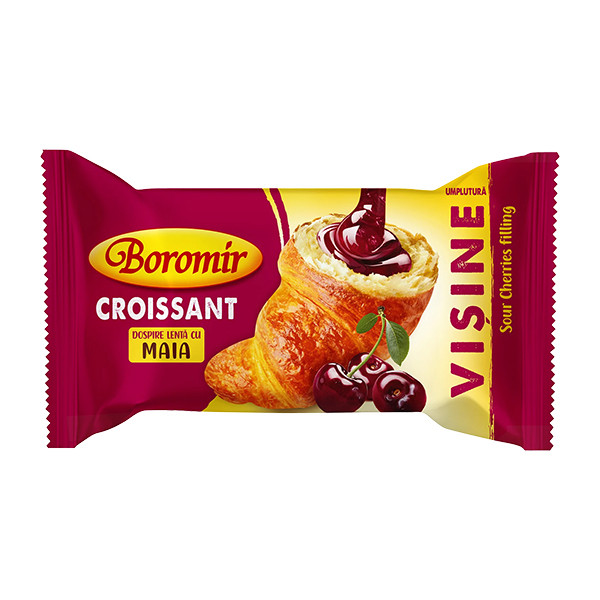 Boromir Croissant with Sourcherry Jam 30x60g