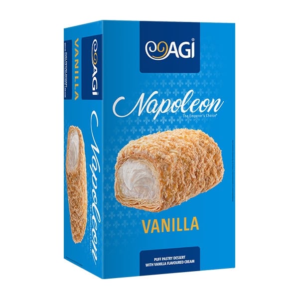 Agi Napoleon Pastry with Vanilla Cream 10x90g