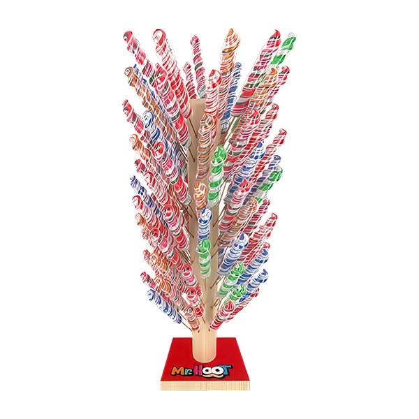 Mr.Hoot Finger Lollipop with Stand 100x30g