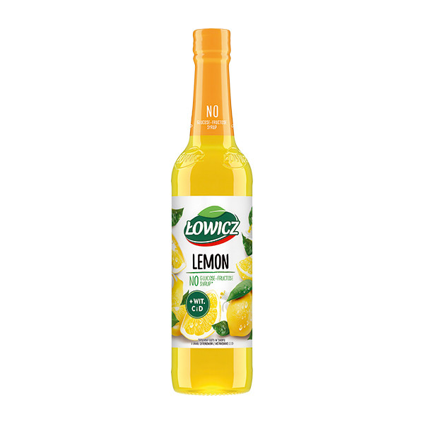 Lowicz Syrup Lemon (Cytryna) 6x400ml