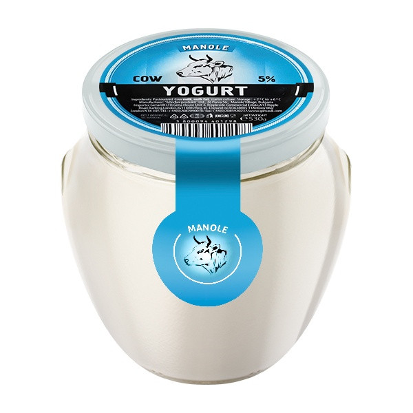 Manole Cow Yoghurt (Blue Label - 5% Fat) 6x530g