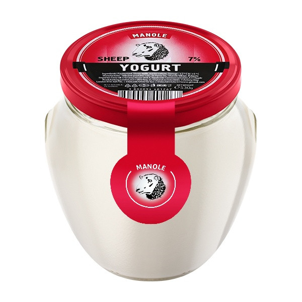 Manole Sheep Yoghurt (Red Label - 7% Fat) 6x530g