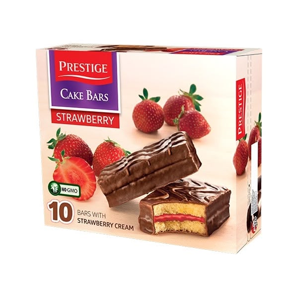 Prestige Sponge Cakes Strawberry (10x30g) 12x300g