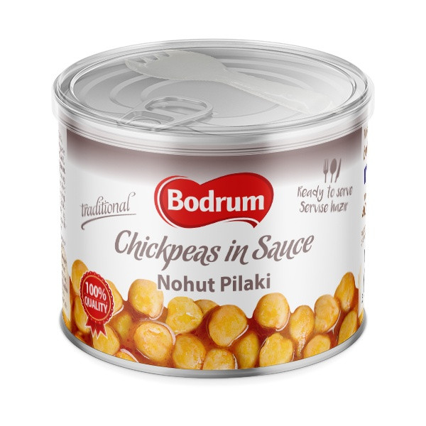 Bodrum R.M. Chickpeas in Tomato Sauce 6x400g