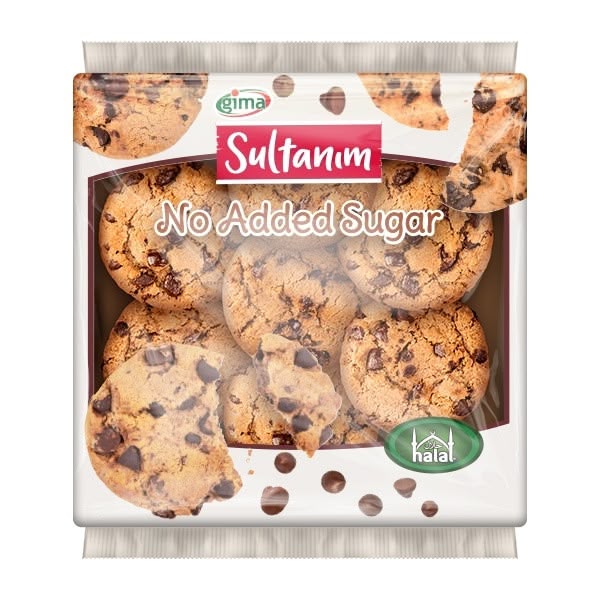 Sultanim Biscuit with Chocolate Drops (No Added Sugar) 1x400g