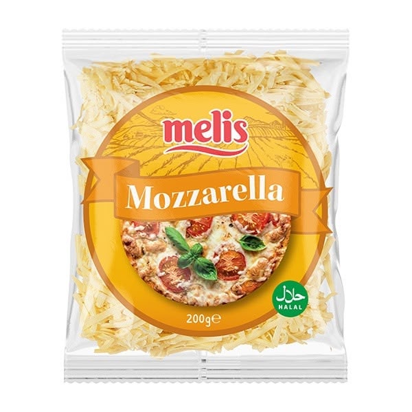Melis Grated Mozarella Cheese 10x200g
