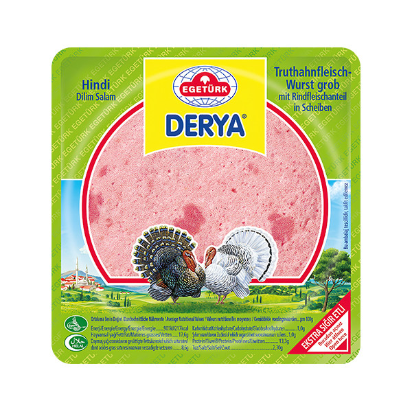 Egeturk Derya Sliced Turkey Salami 12x200g