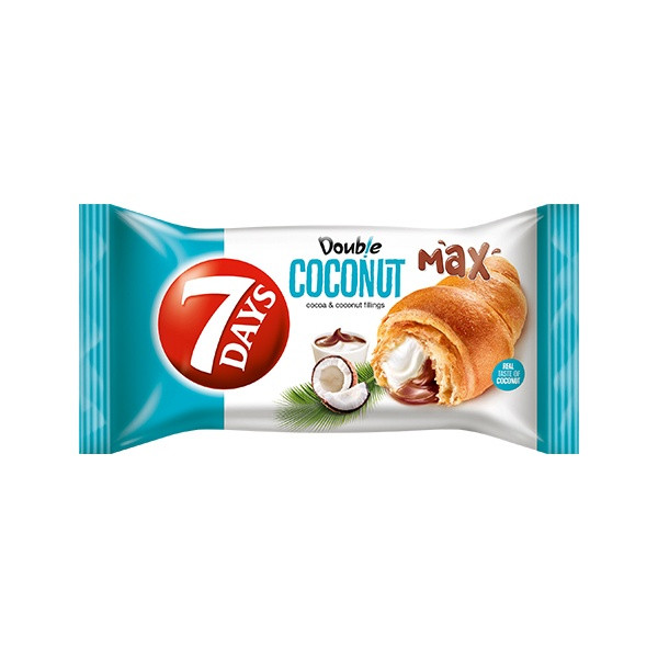 7Days Double Max Choco Coconut Croissant 4306912  20x80g