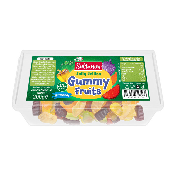 Sultanim Jelly Fruit Garden 12x200g
