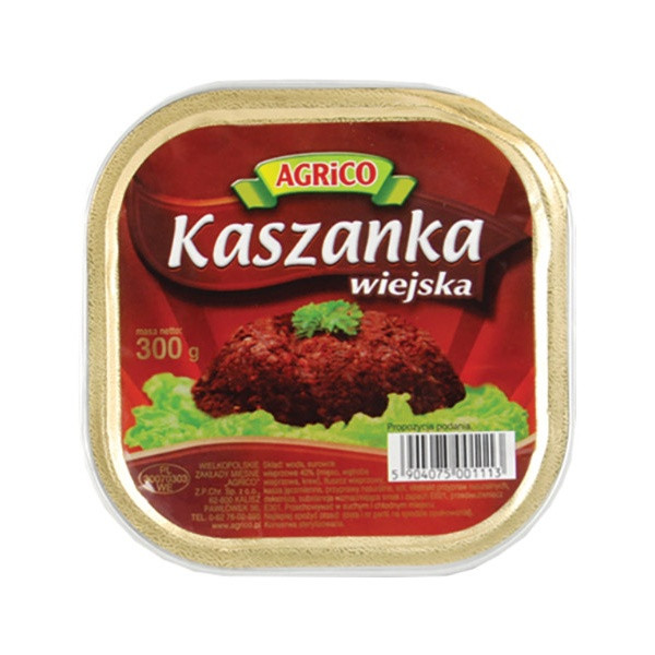 Agrico Black Pudding ( Kaszanka Wiejska) 6x300g