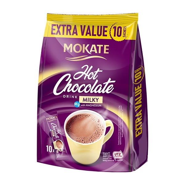 Mokate Hot Chocolate Milky 10x10x11g
