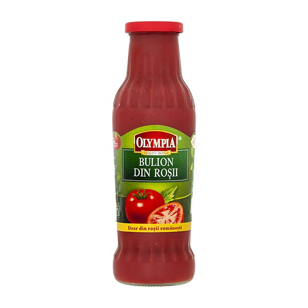 Olympia Tomato Sauce Mashed 18% (Bottle)(Bulion Din Rosii) 6x750ml
