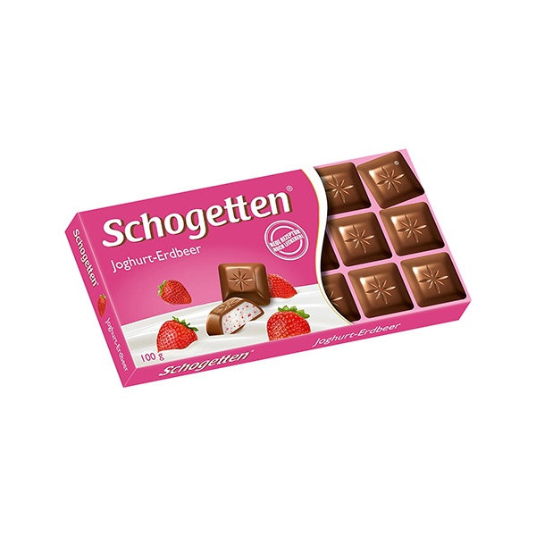 Schogetten Chocolate Yoghurt-Strawberry 15x100g