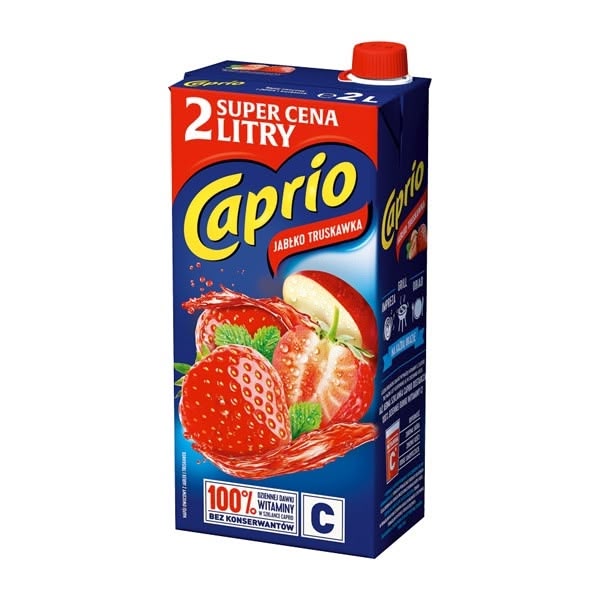 Caprio Apple-Strawberry Drink 6x2L