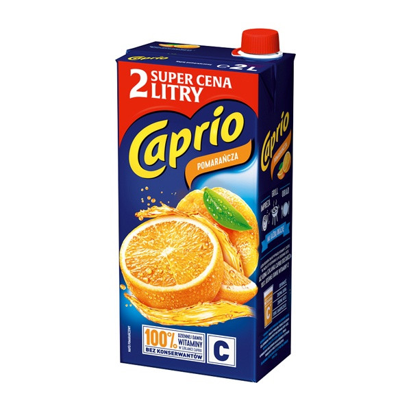 Caprio Orange Drink 6x2L