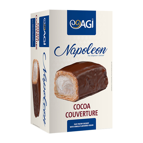 Agi Napoleon Pastry with Cocoa Coating 10x90g