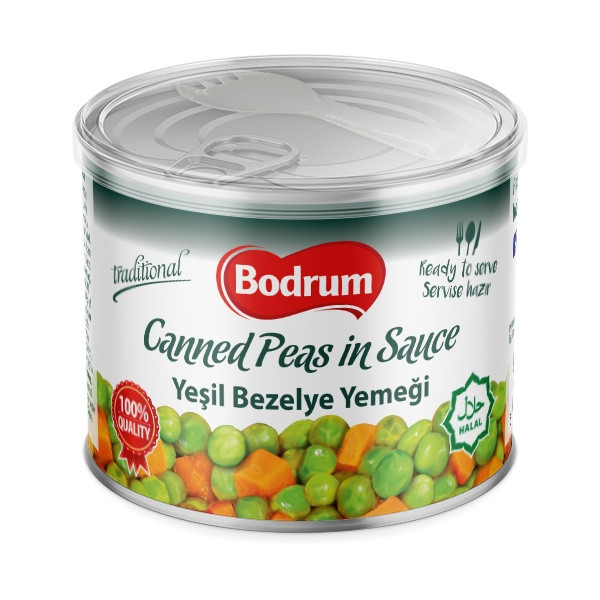 Bodrum R.M. Green Peas in Sauce 6x400g