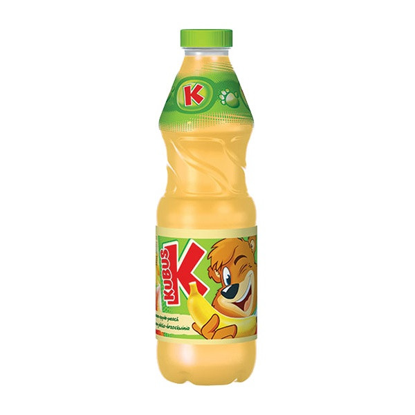 Kubus 100% Banana Apple & Peach 6x850ml