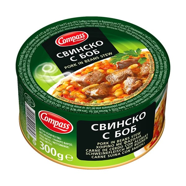 Compass Pork in Bean Stew 24x300g