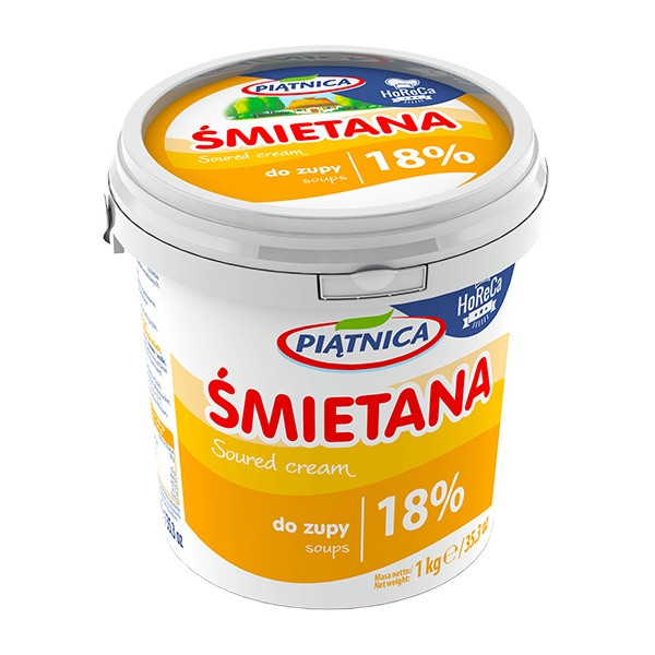 Piatnica Smietana Sour Cream  18% 6x1kg