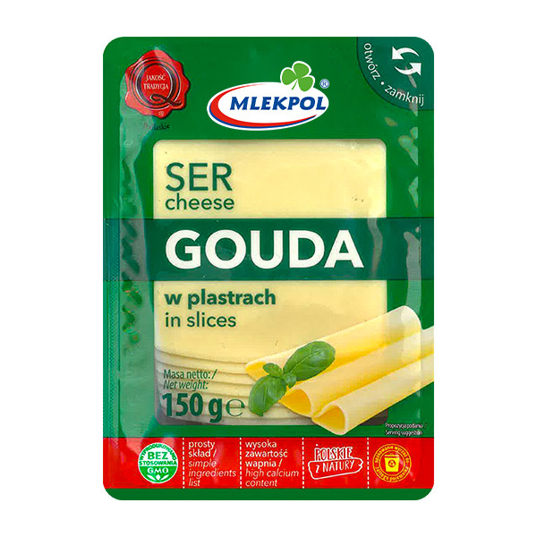 Mlekpol Gouda Sliced 12x150g