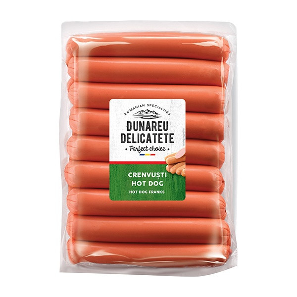 Dunareu Hot Dog Franks (Crenvusti) (10) 1x1000g