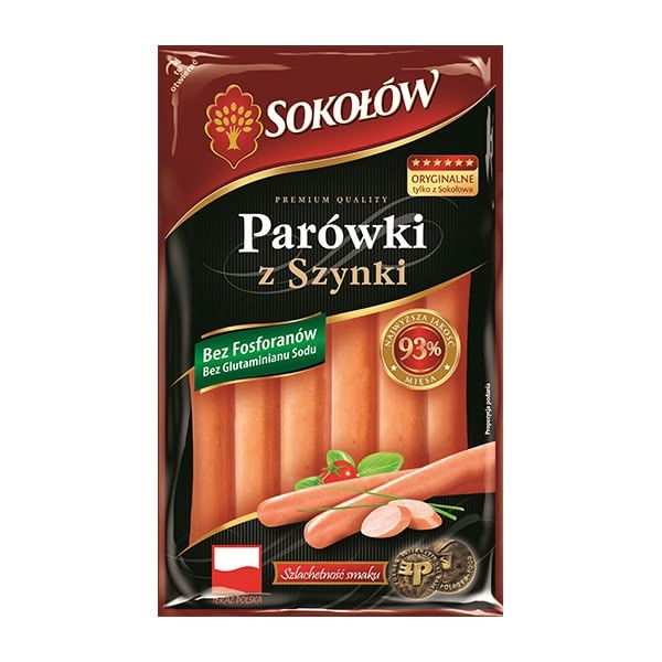 Sokolow Hot Dog With Ham 15x250g