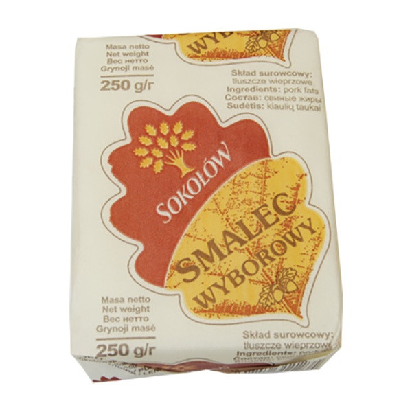 Sokolow Smalec Lard 1x250g