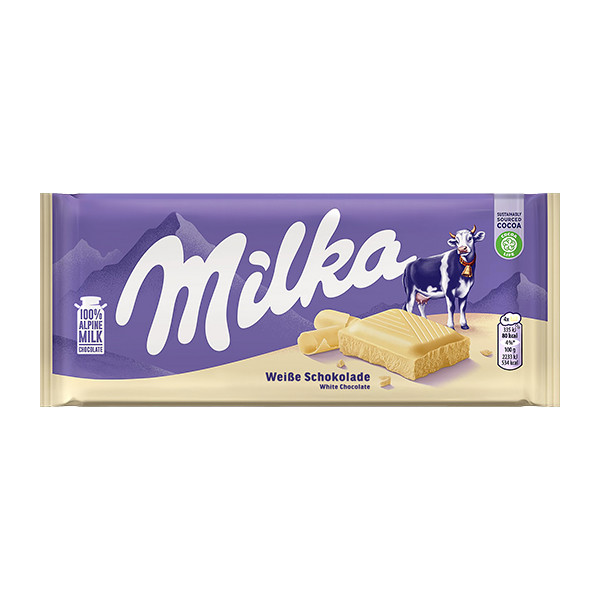 Milka Chocolate White 24x90g