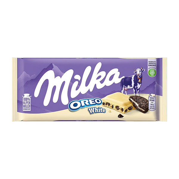 Milka Chocolate Oreo White 22x100g