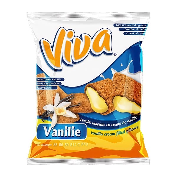Viva Vanilla Cream Snacks 14x200g