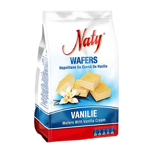 Naty Wafers With Vanilla Cream 9x140g