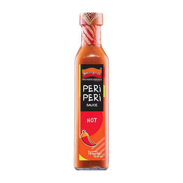 Shangrila Peri Peri Hot Sauce Glass Bottle 12x285g
