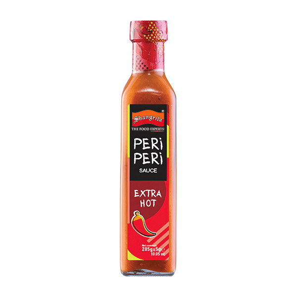 Shangrila Peri Peri Extra Hot Sauce Glass Bottle 12x285g