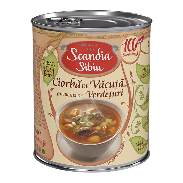 Scandia Sibiu Beef Soup 6x400g
