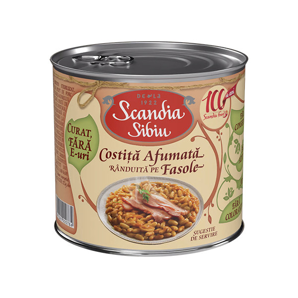 Scandia Sibiu Spare Ribs with Beans 6x400g