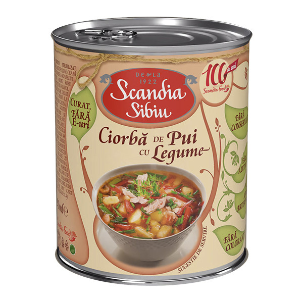 Scandia Sibiu Chicken Vegetable Soup 6x400g