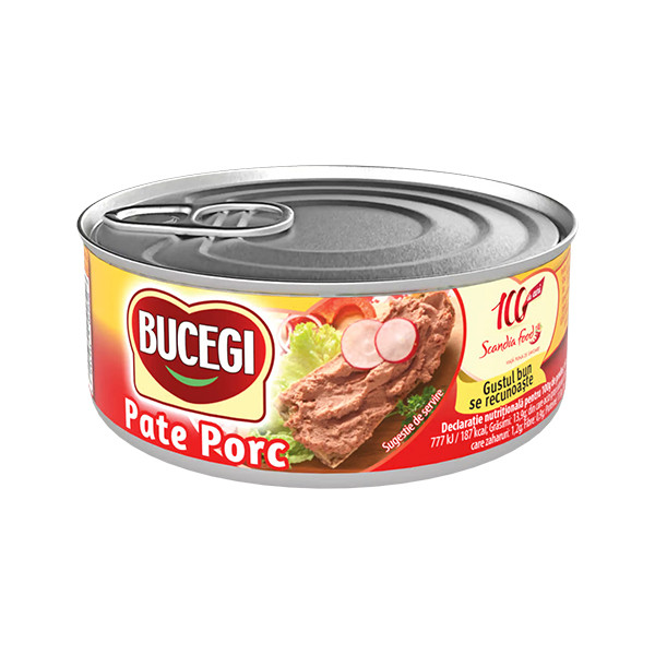 Bucegi Pate Pork 6x120g