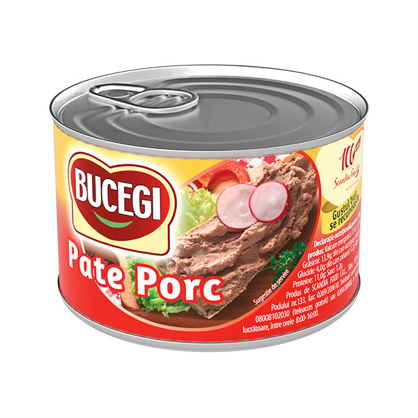 Bucegi Pate Pork 6x200g