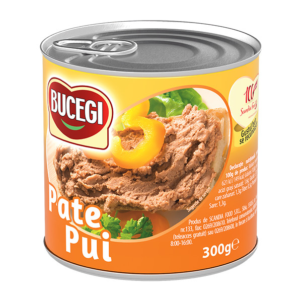 Bucegi Pate Chicken (Pui) 6x300g