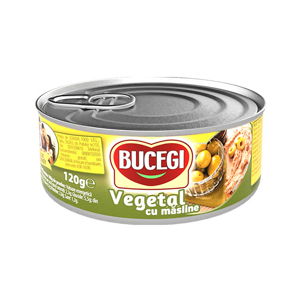 Bucegi Pate Vegetal Masline (Olives) 6x120g