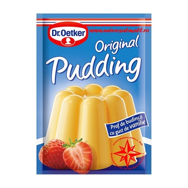 Dr Oetker Vanilla Pudding (Budinca Vanile) 35x40g