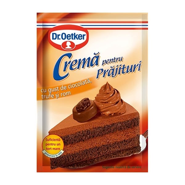 Ro Dr Oetker Cake Cream Chocolate Rom (Prajituri Ciocolate-Rom) 25x57g