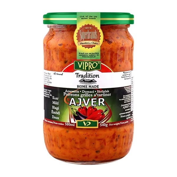 Vipro Home Made Mild Ajvar 6x580ml