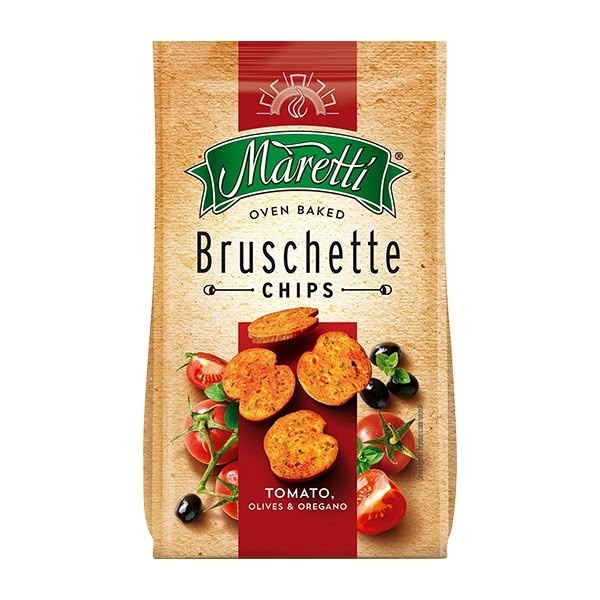Maretti Bruschette Tomato Olives & Oregano 15x70g