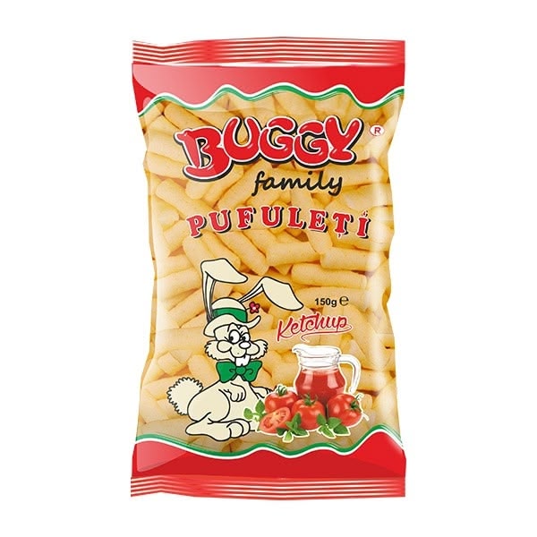 Buggy Family Corn Flips Ketchup 10x150g