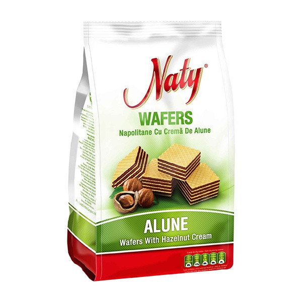 Naty Wafers With Hazelnut Cream 9x140g