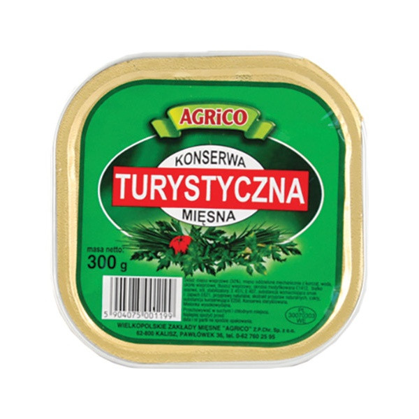 Agrico Tourist Canned Meat (Turystyczna) 6x300g